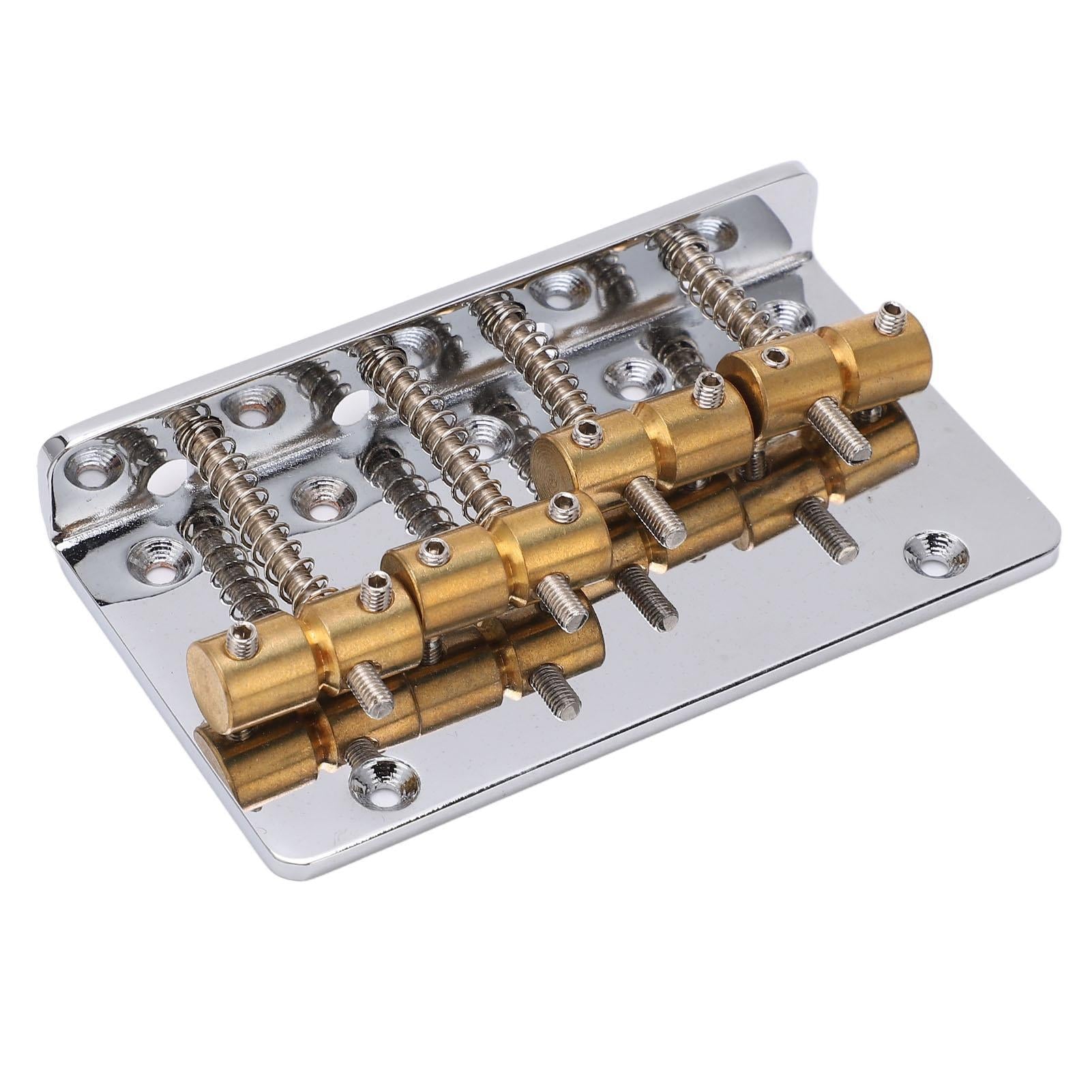 4 String Bass Bridge Assembly Robust Simple Installation Copper Guitar Bridge Saddle For Maintenance V1263-JX-1642