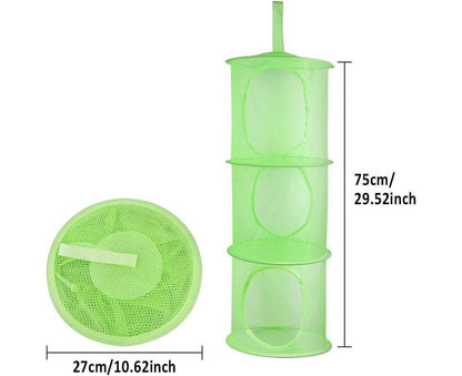 4-Storey Plush Storage Room, Foldable Space-Saving Storage Basket, Suitable For Babies Room, Bathroom, Balcony V1263-JX-1644