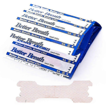 50pcs Nasal Strips Anti Snoring Improve Breath Stickers Nose Ventilation Pads Stop Snoring V1263-JX-165