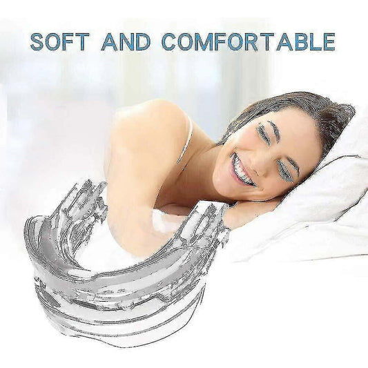 Adjustable Anti Snoring Mouthpiece Guard Anti Snore Sleep Apnea Teeth Grind V1263-JX-166