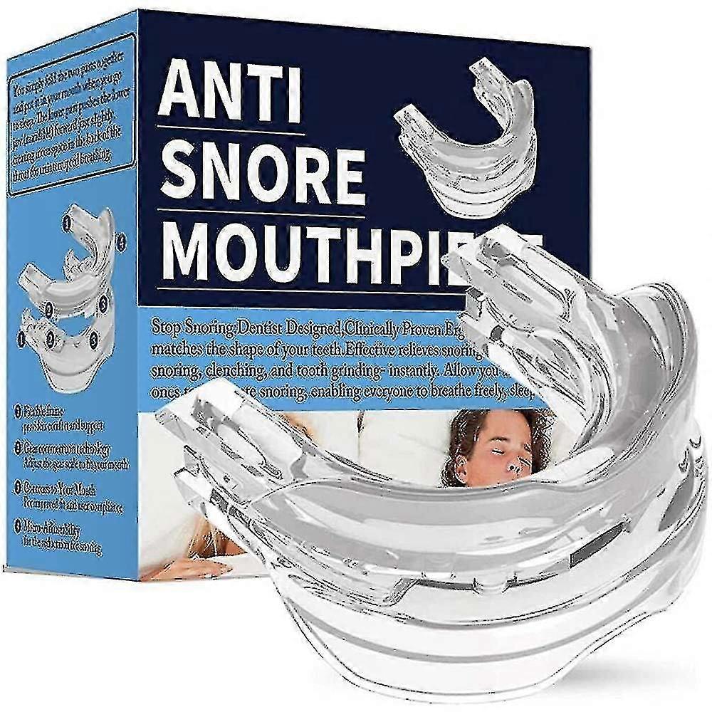 Adjustable Anti Snoring Mouthpiece Guard Anti Snore Sleep Apnea Teeth Grind V1263-JX-166