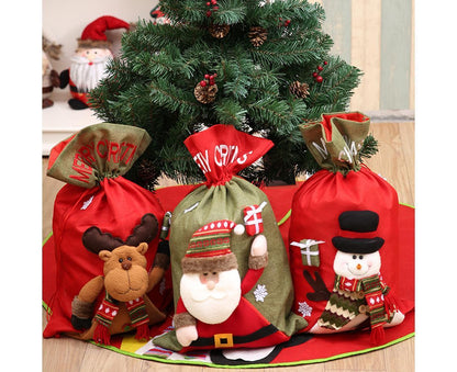 Christmas Gift Bags Christmas Gift Wrapping Bags, For babies Package Storage Party Candy Decorations V1263-JX-1667