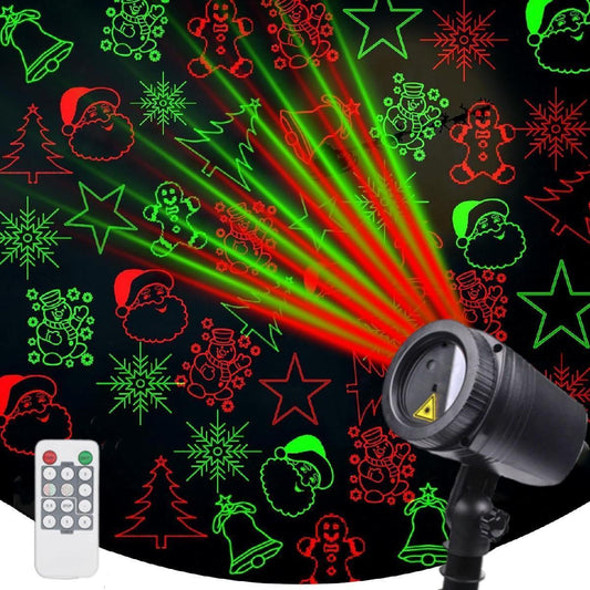 Christmas Laser Projector Lights, LED Projection Lights with Remote, Christmas Lights Projector Star Laser V1263-JX-1668