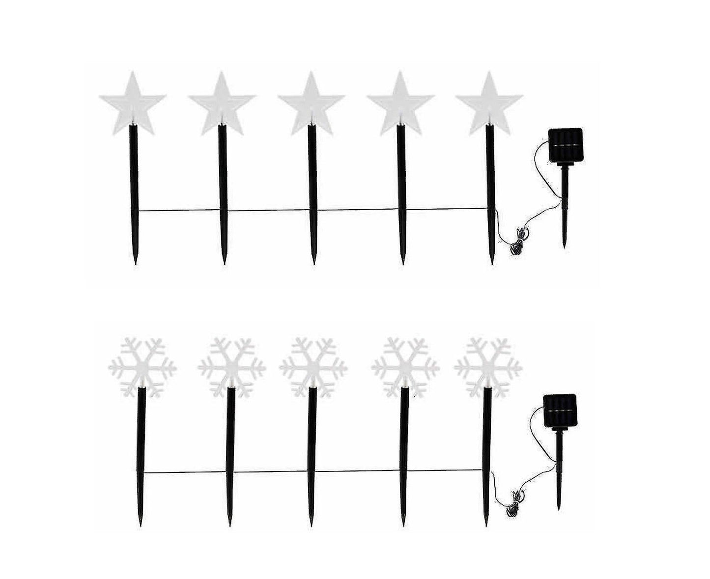 Christmas Solar Garden Light, Outdoor Waterproof Stake Light, Solar Powered Pathway Lights For Pathway, Lawn V1263-JX-1672