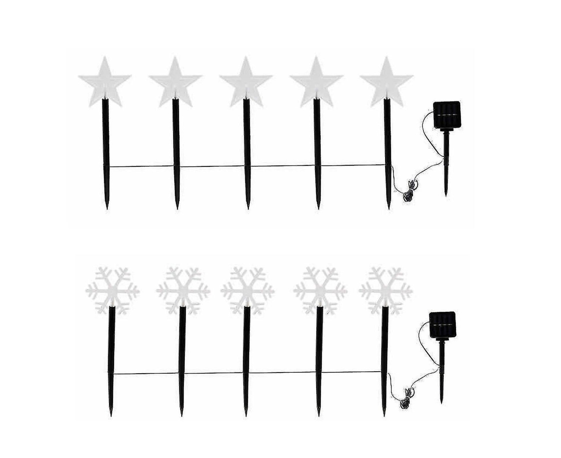 Christmas Solar Garden Light, Outdoor Waterproof Stake Light, Solar Powered Pathway Lights For Pathway, Lawn V1263-JX-1672