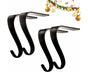 Christmas Stocking Holders Metal Fireplace Stocking Hook Garland Mantle Hook For Christmas Decoration (4 Pack) V1263-JX-1673