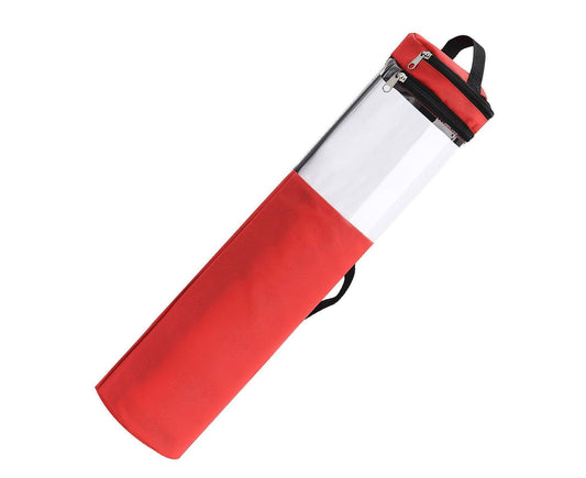Christmas tree storage bag gift wrapping paper storage bag Christmas cylindrical storage bag Red V1263-JX-1677
