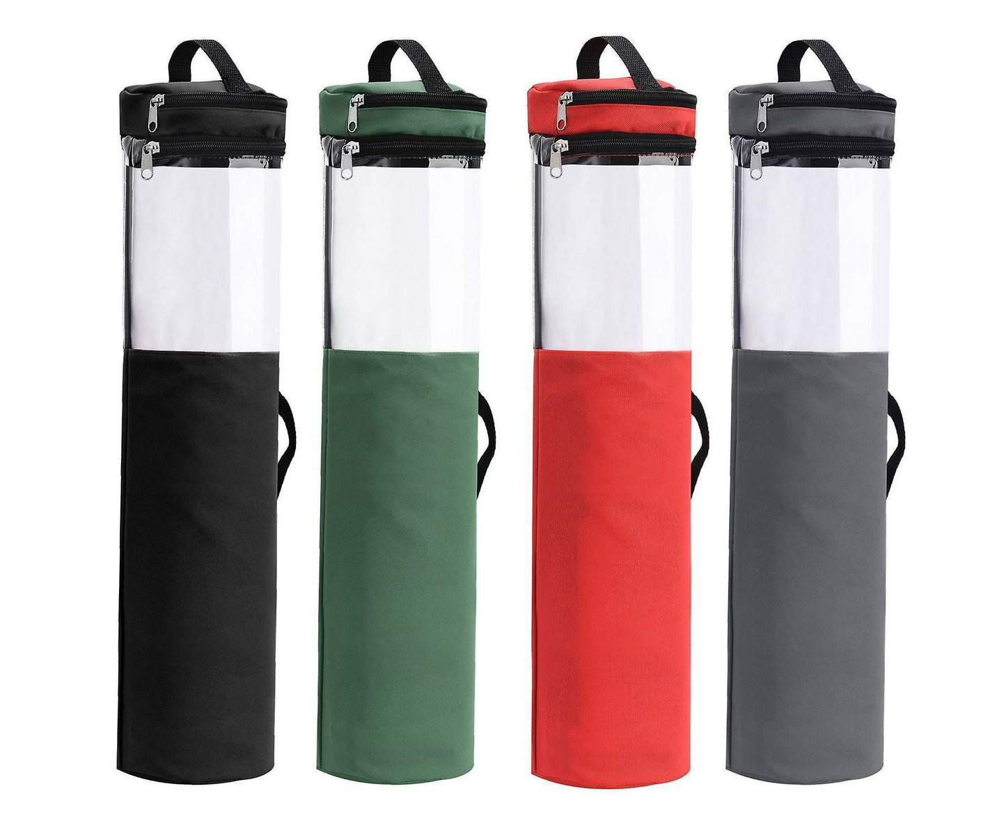 Christmas tree storage bag gift wrapping paper storage bag Christmas cylindrical storage bag Red V1263-JX-1677