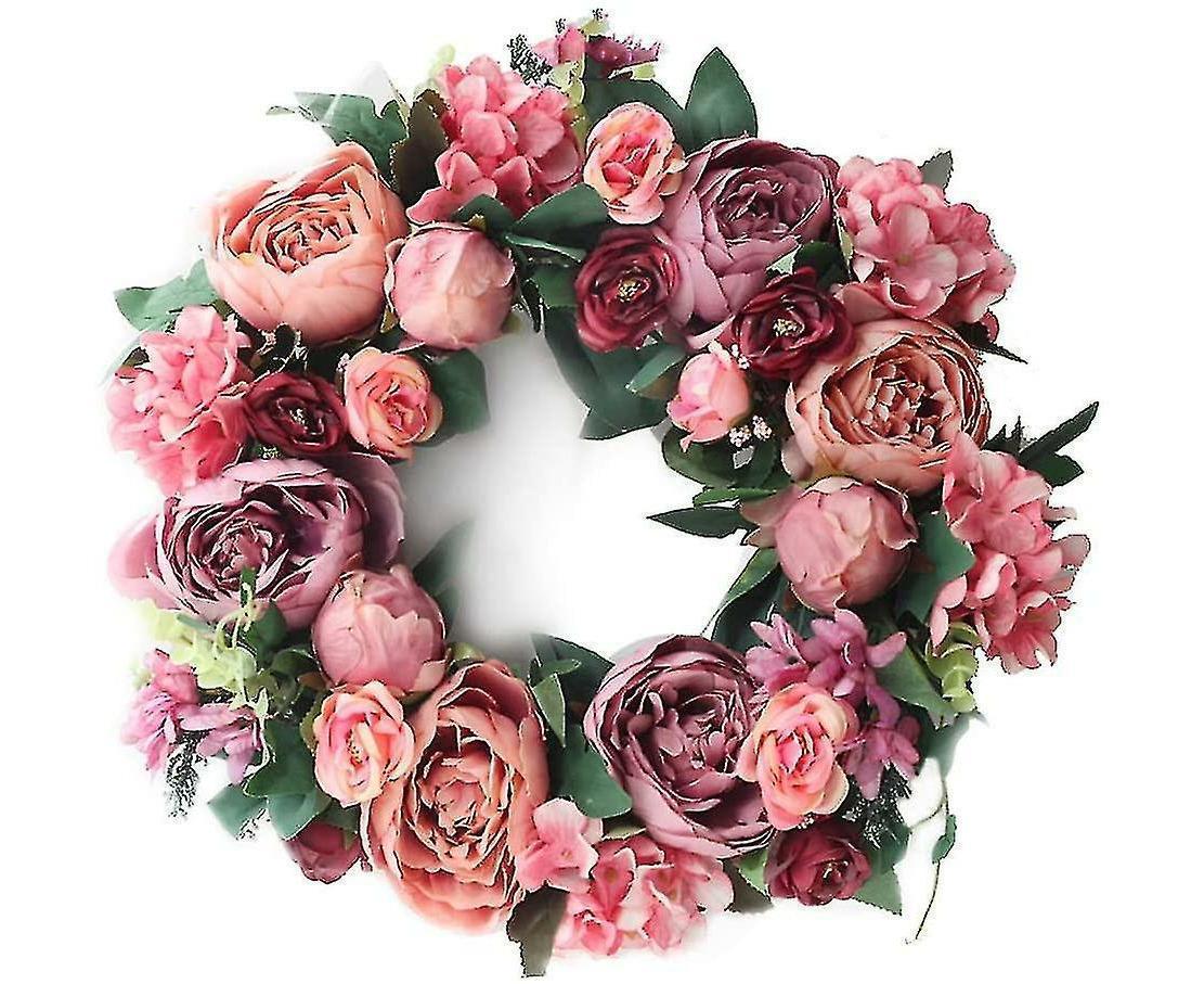 Christmas Wreath Thanksgiving Wreath Deep Red V1263-JX-1681