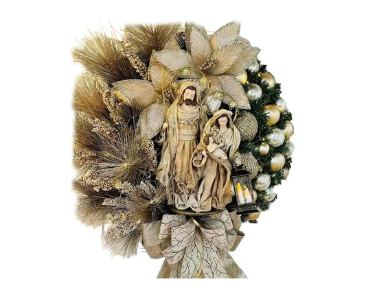 Christmas Wreath Vintage Easy Christmas Wreath for Home 40cm V1263-JX-1684