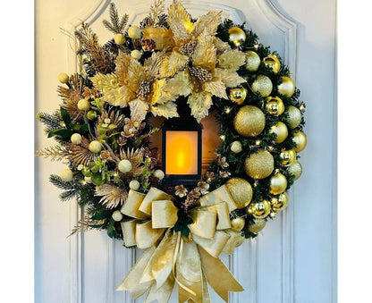 Christmas Wreath Vintage Easy Christmas Wreath for Home 40cm V1263-JX-1684