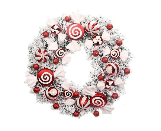 Christmas Wreath, Outdoor Christmas Wreath At The Front Door, Christmas Wreath, Christmas Party Decoration V1263-JX-1688
