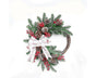 Christmas Wreaths Front Door Artificial Christmas Wreath V1263-JX-1690