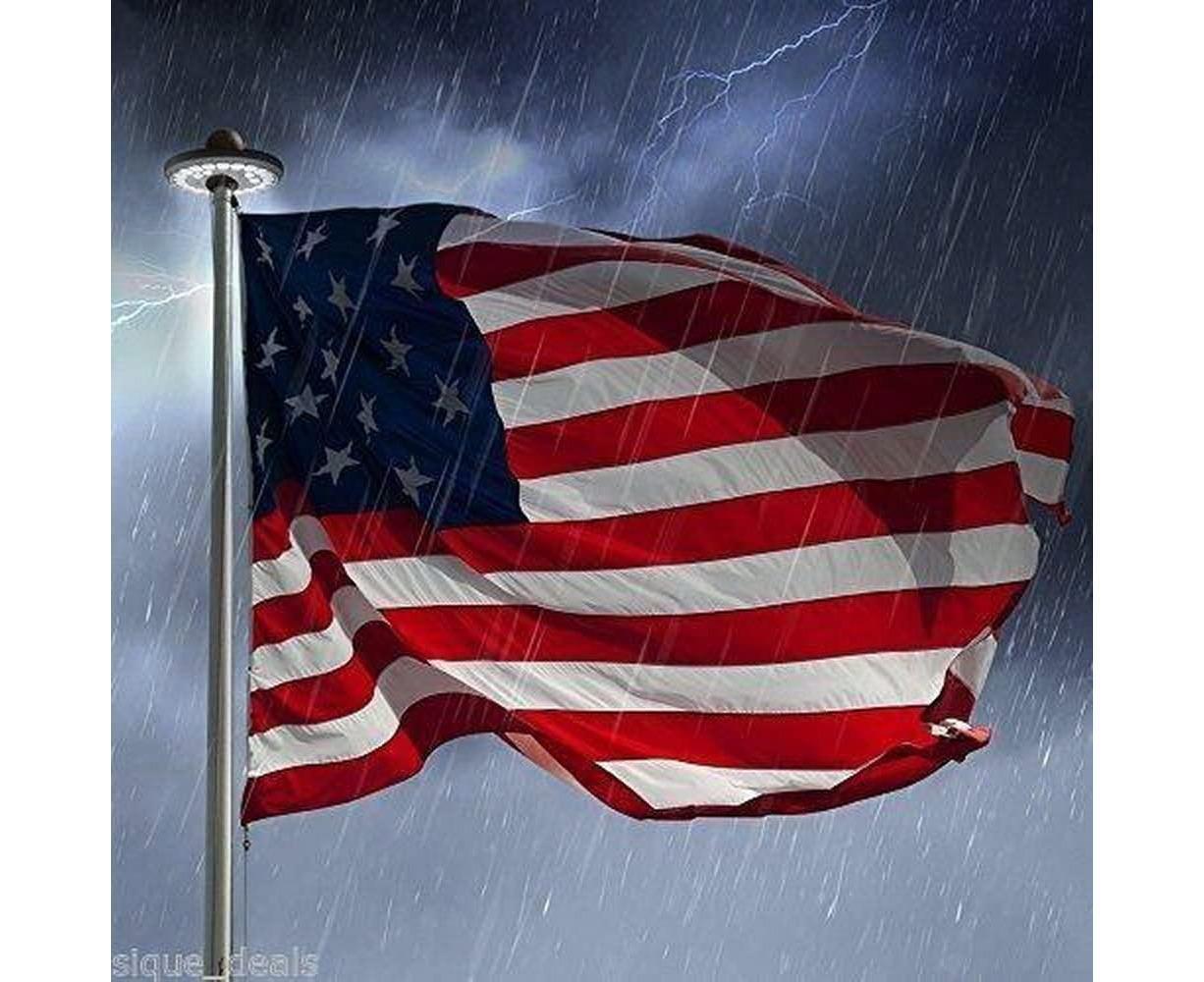 Flagpole Lights,Solar Flagpole Light-White Shell,Flagpole Lights,Solar Flag Pole Light Bright 26 Led Solar V1263-JX-1693