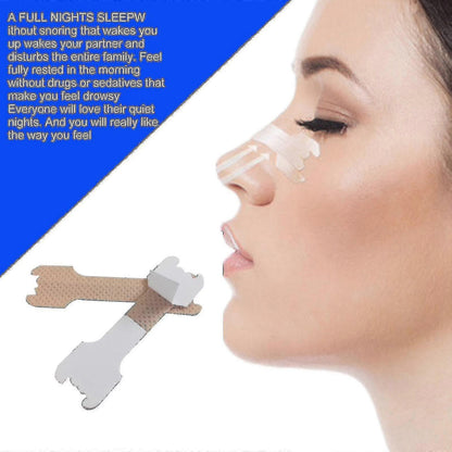 Nasal Strips For Snore Relief - Breathe Better, Sleep Better, 55mm X 16mm V1263-JX-170