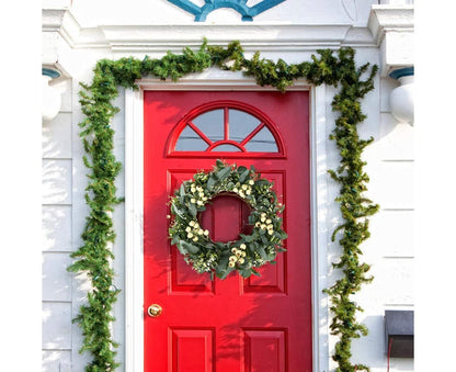 Green Eucalyptus Wreath,Artificial Eucalyptus Leaves Wreath V1263-JX-1702