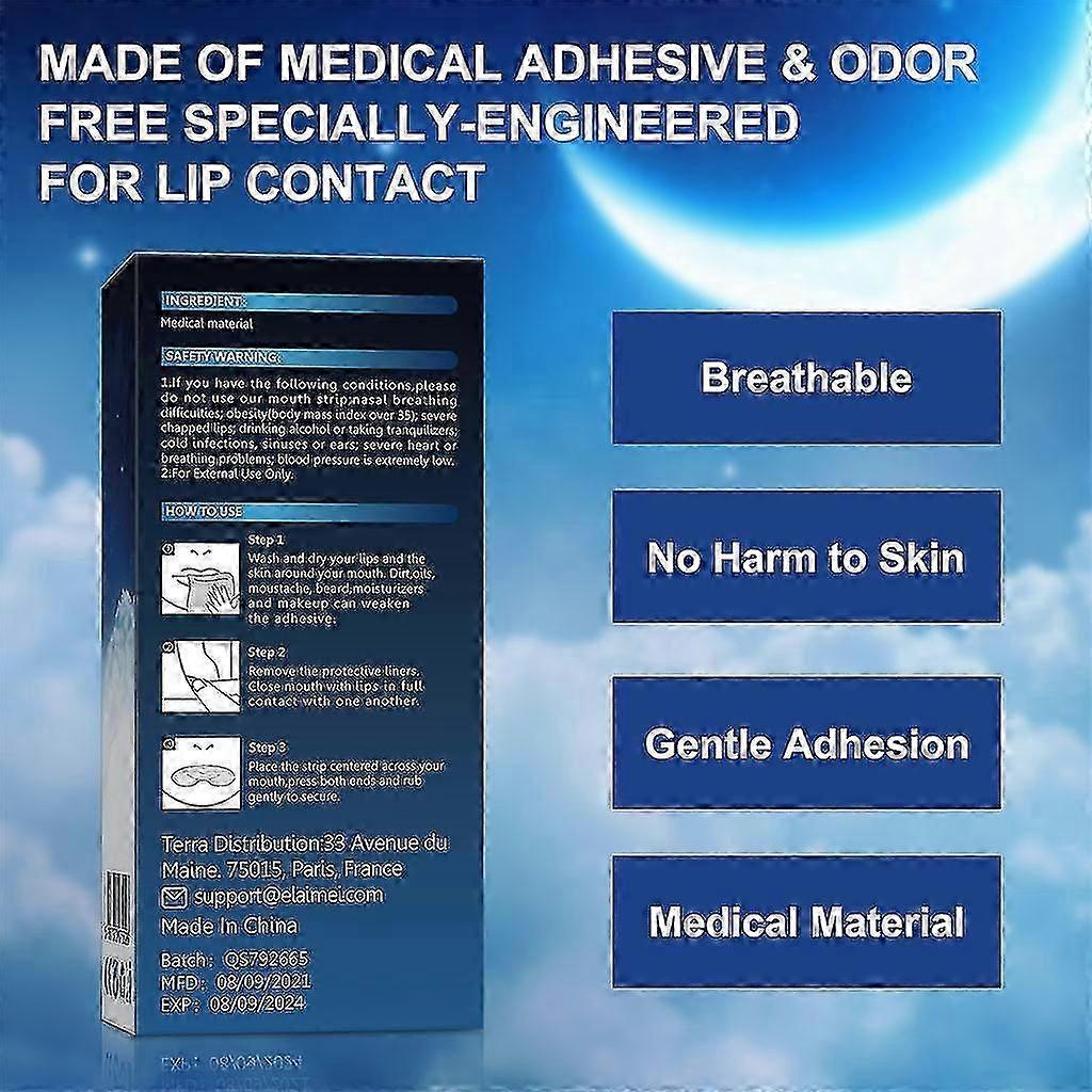 Sleep Strips Mouth Tape For Better Breathing Relief V1263-JX-171