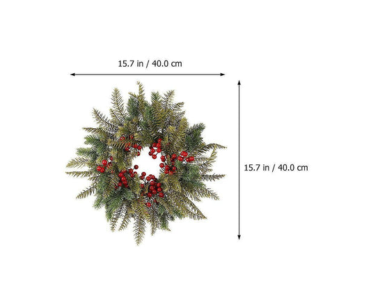 Red Berry Wreath Outdoor Christmas Wreath Christmas Fireplace Wreath Christmas Door Wreath Christmas Wreath V1263-JX-1717