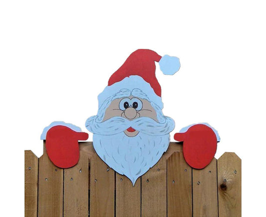 Santa Claus Fence Peeker Christmas Decoration Outdoor Festivity To The Occasion V1263-JX-1718