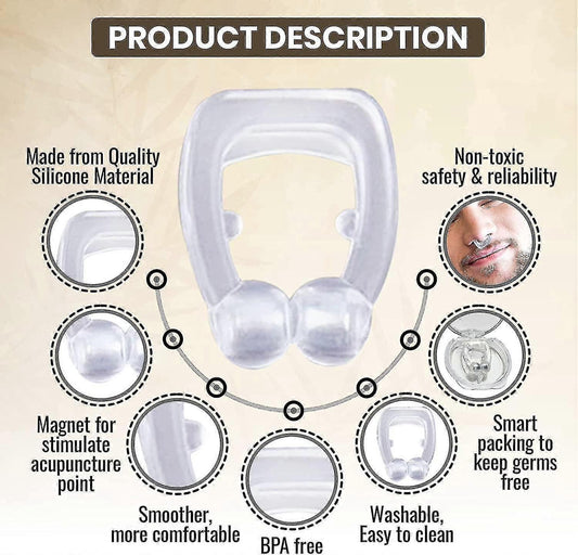Stop Snores With Reusable Anti Snoring Devices - Snore Stopper For Women And Men V1263-JX-172
