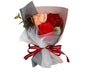 Soap Rose Flower Exquisite Vivid Nice-looking Scented Rose Soap Petals Body Soap for Valentine's Day - Red V1263-JX-1722