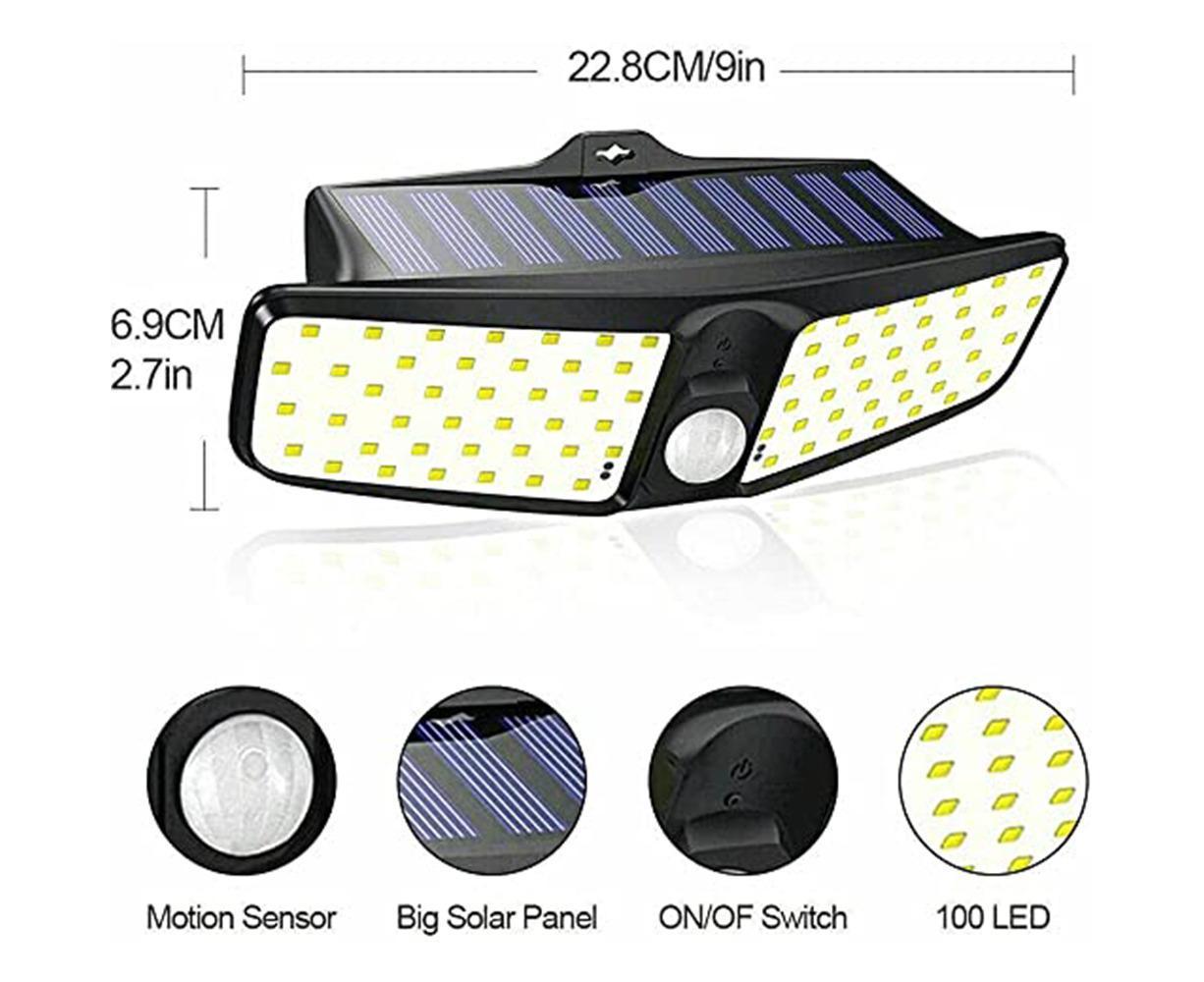 Solar Light Outdoor Garden LED Garden Light-100 LED Path Light-Outdoor Landscape Lawn V1263-JX-1726
