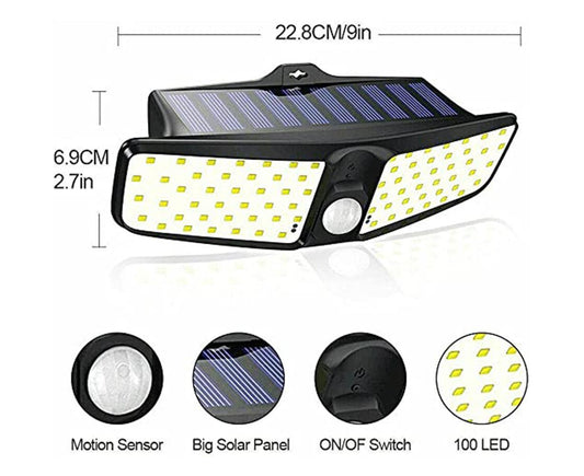 Solar Light Outdoor Garden LED Garden Light-100 LED Path Light-Outdoor Landscape Lawn V1263-JX-1726