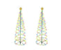 Solar Powered LED Christmas Tree Stake Light Yard Garden Pathway Lights Outdoor 2x Color lights V1263-JX-1730
