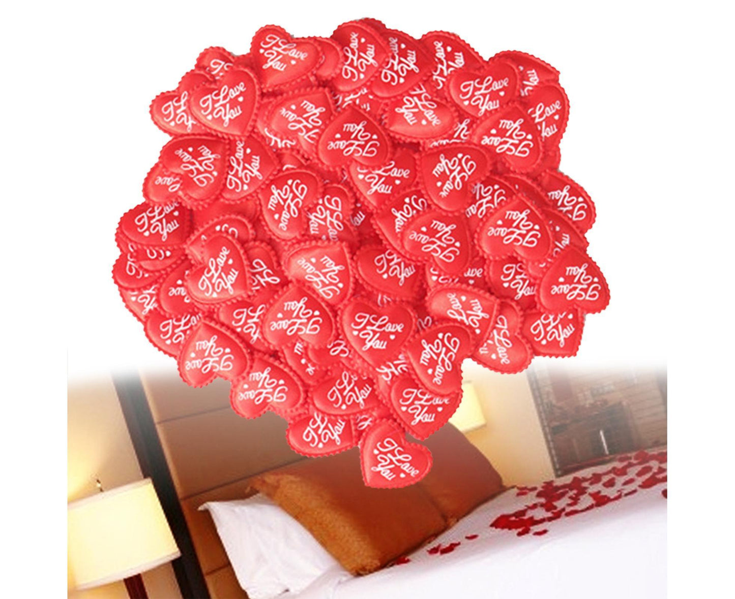 Sponge Heart Shaped Confetti Throwing Petals Wedding Valentine Gift Home Decor - Pink V1263-JX-1732