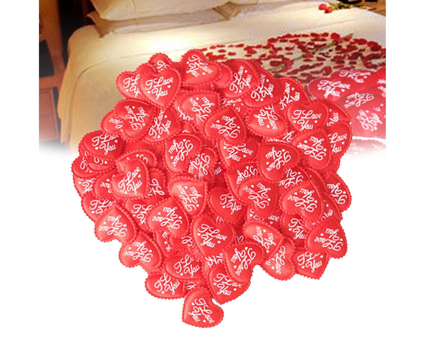 Sponge Heart Shaped Confetti Throwing Petals Wedding Valentine Gift Home Decor - Pink V1263-JX-1732