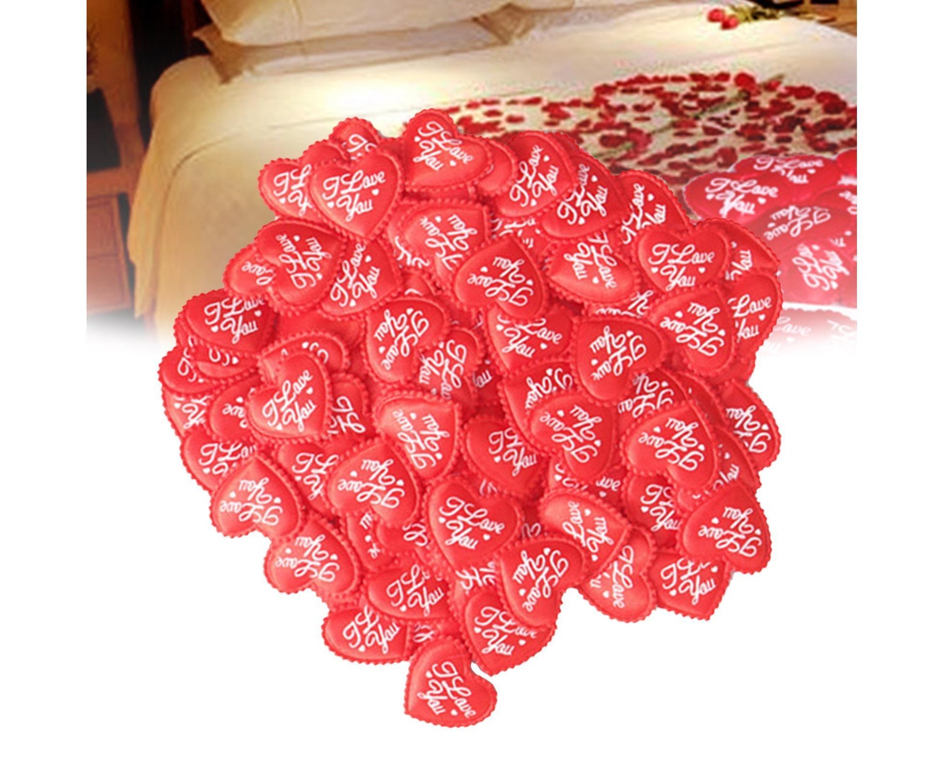Sponge Heart Shaped Confetti Throwing Petals Wedding Valentine Gift Home Decor - Pink V1263-JX-1732