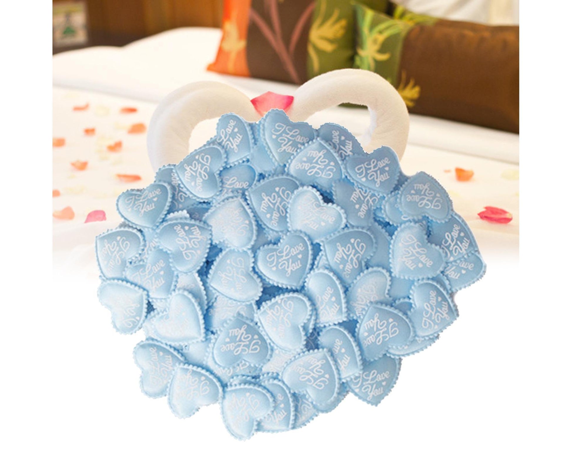 Sponge Heart Shaped Confetti Throwing Petals Wedding Valentine Gift Home Decor - Pink V1263-JX-1732