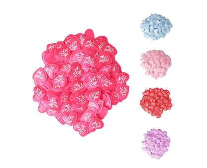 Sponge Heart Shaped Confetti Throwing Petals Wedding Valentine Gift Home Decor - Pink V1263-JX-1732