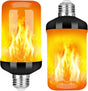 2pcs LED Flame Effect Fire Light Bulb Upgraded 4 Modes Flickering Fire Christmas Decorations Lights V1263-JX-1737