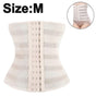 Abdominal Support Belt Hollow Body Sculpting Corset - Off-White M V1263-JX-1744