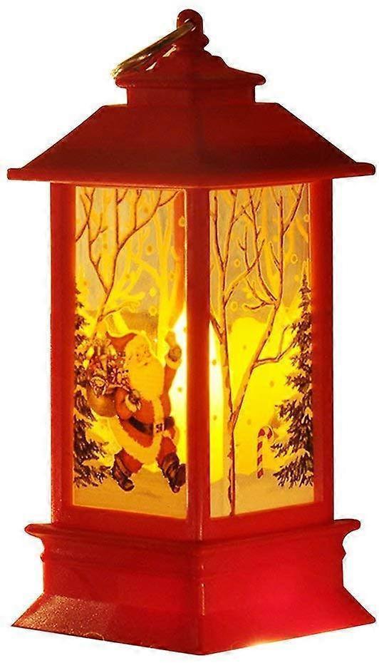 Christmas Candle piece with LED candle decoration small red V1263-JX-1748