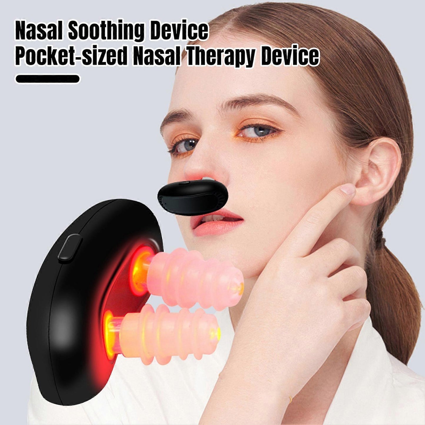 Wireless Red Light Infrared Nasal Therapy Device Portable Rechargeable V1263-JX-175