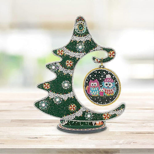 Christmas Decoration Art Christmas Tree Diamond Painting Crystal DIY Christmas Gift Decoration 24 x 30cm V1263-JX-1752