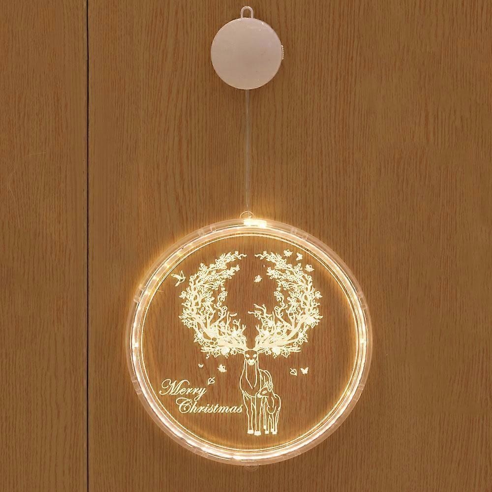Christmas Decorative String Lights for Window, Acrylic LED Night Lights for Christmas, Birthday Decoration V1263-JX-1754