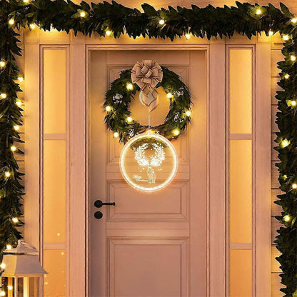 Christmas Decorative String Lights for Window, Acrylic LED Night Lights for Christmas, Birthday Decoration V1263-JX-1754