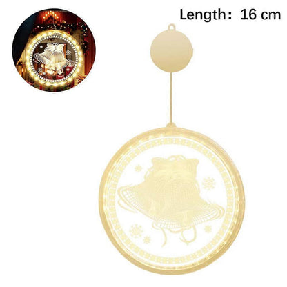 Christmas Decorative String Lights for Window, Acrylic LED Night Lights for babies-16cm V1263-JX-1755