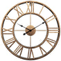 Decor Wall Clock European Retro Clock with Large Numerals Indoor Silent Battery Operated Metal Clock V1263-JX-1766