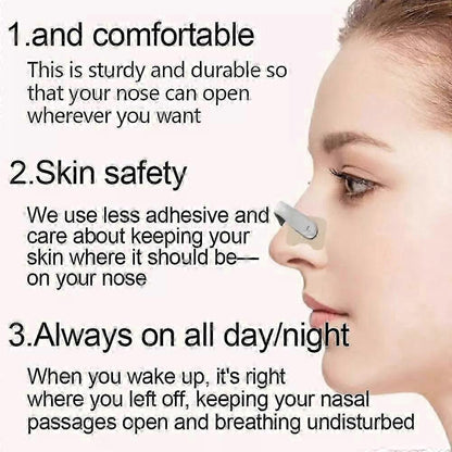 Grip Breathing Nasal Strips Stop Snoring Sleeping Aid Skin secure V1263-JX-177