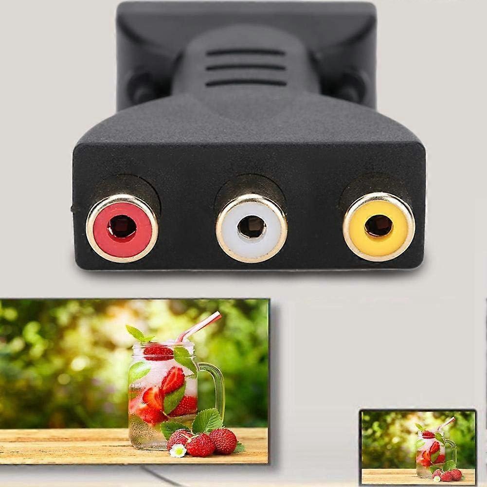 HDMI to RGB audio video converter to RCA component converter 1080P audio and video sync adapter V1263-JX-1774