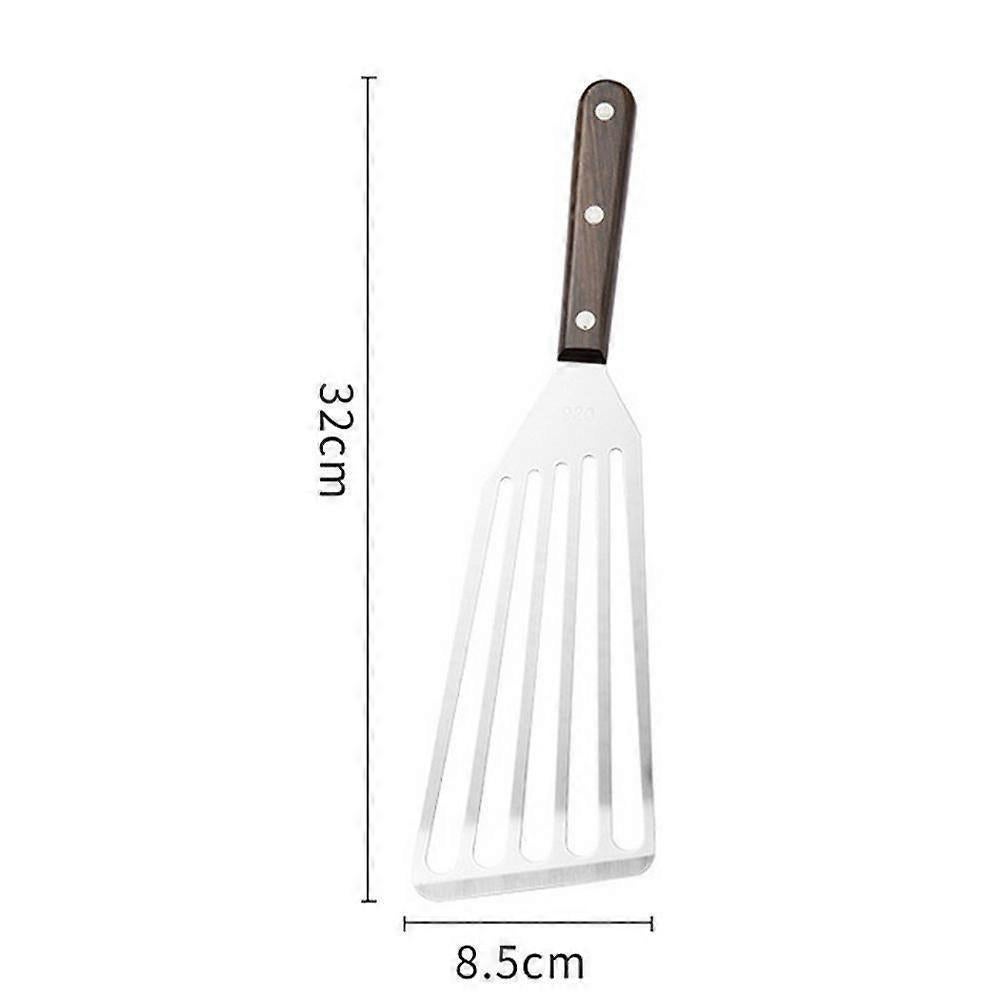 Heat Resistant Fish Spatula - Stainless Steel Metal Spatula for Non-Stick Pans - Premium Spatula V1263-JX-1776