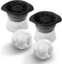 Large Ball Ice Cube Trays 6cm Set of 2 (Grey) V1263-JX-1783