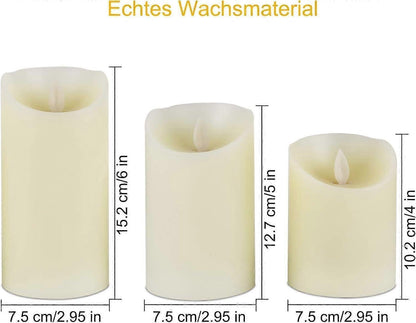 LED Candles Flameless Candles Warm White LED Candle Lights Electric Flickering LED Wick Lamp with Remote V1263-JX-1784