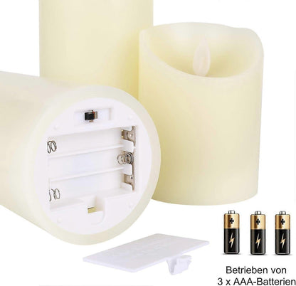 LED Candles Flameless Candles Warm White LED Candle Lights Electric Flickering LED Wick Lamp with Remote V1263-JX-1784