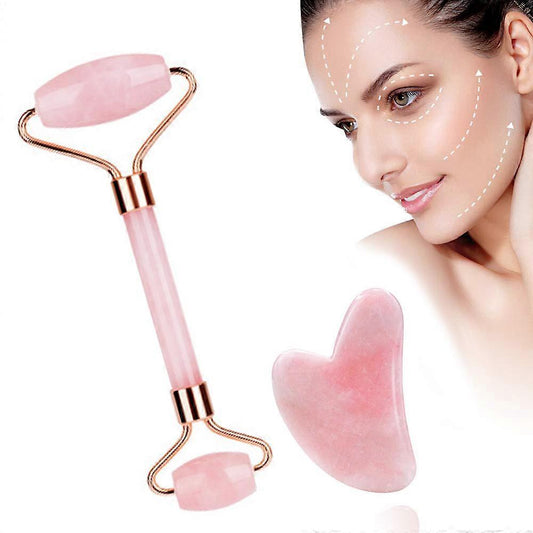 Massager-Pink Crystal Finger Set - Jade Massager V1263-JX-1786