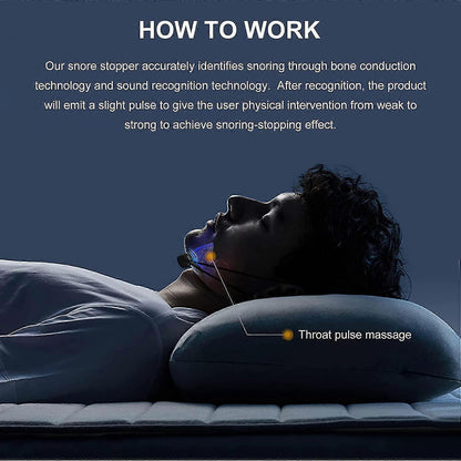 Electric Anti-Snoring Device Sleep Aid V-Face Beauty Device Deep Sleep Solution V1263-JX-179